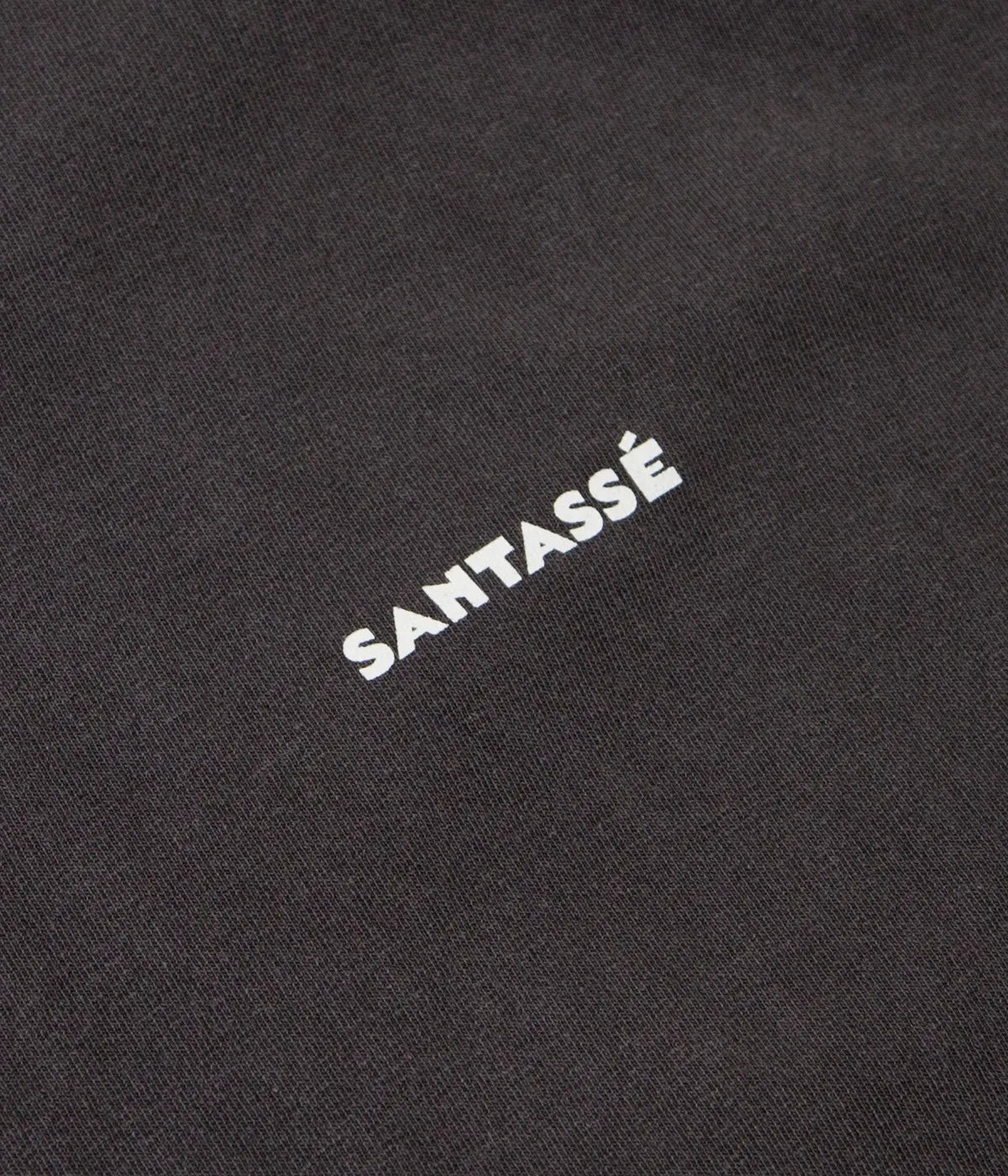 SANTASSÉ "MESSAGE T-SHIRT(VINTAGE BLACK)"