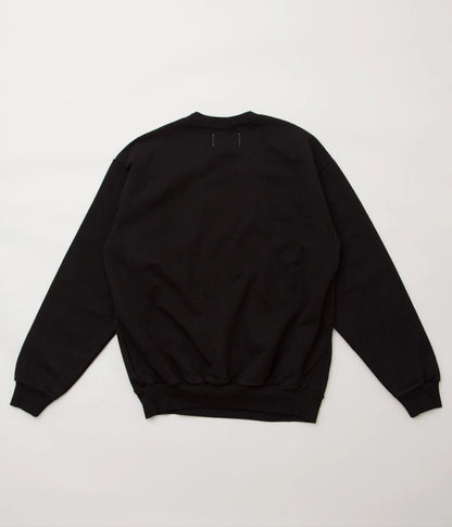 SANTASSÉ "EMBROID SWEAT(BLACK)"